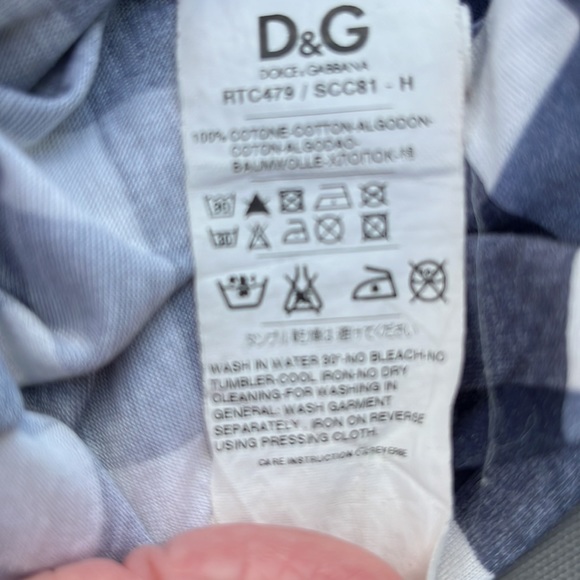 Dolce and Gabbana 100% cotton polo size 54 - Picture 8 of 10